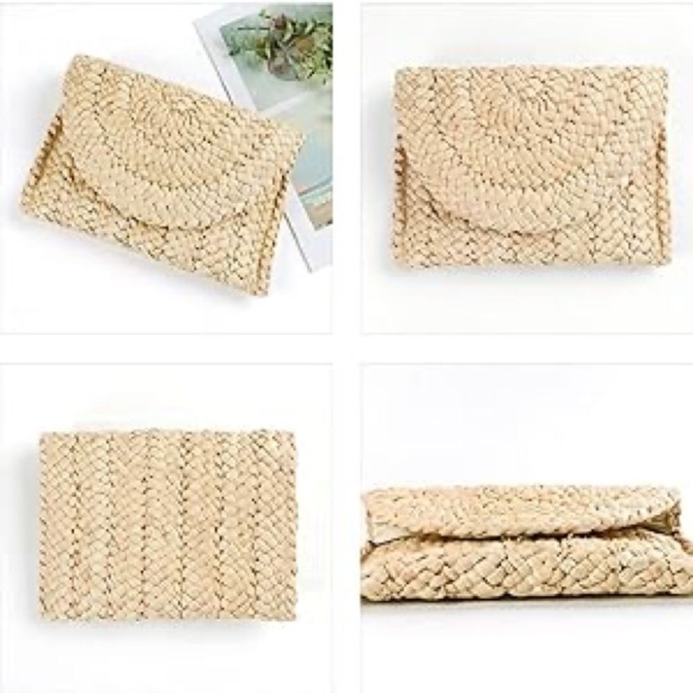 Target Natural Woven Clutch
